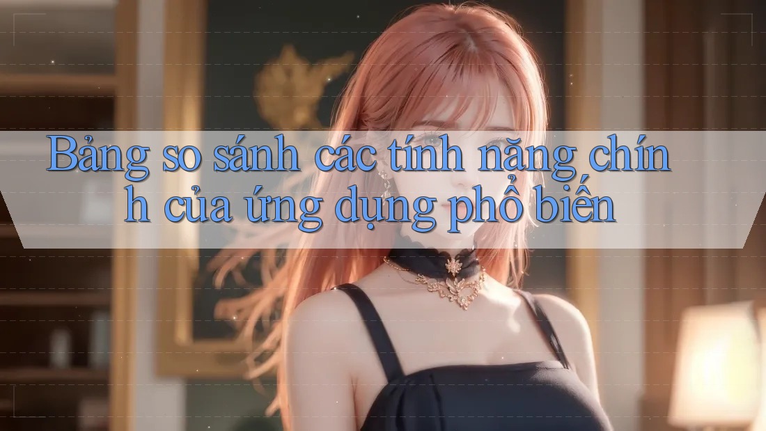 Bảng so sánh các tính năng chính của ứng dụng phổ biến