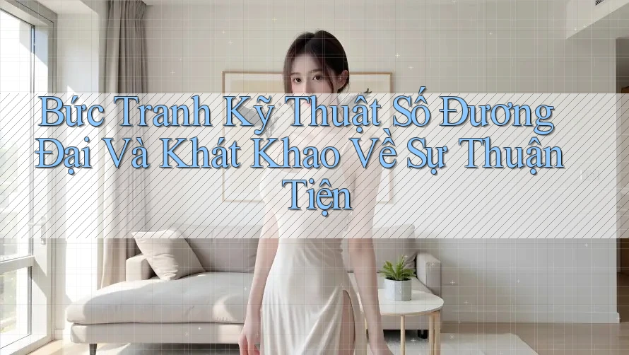 Bức Tranh Kỹ Thuật Số Đương Đại Và Khát Khao Về Sự Thuận Tiện