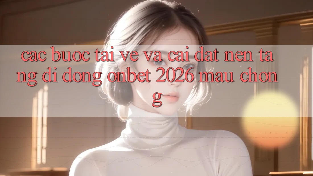 Các bước Tải về Và Cài Đặt Nền tảng di động Onbet 2026 Mau Chóng