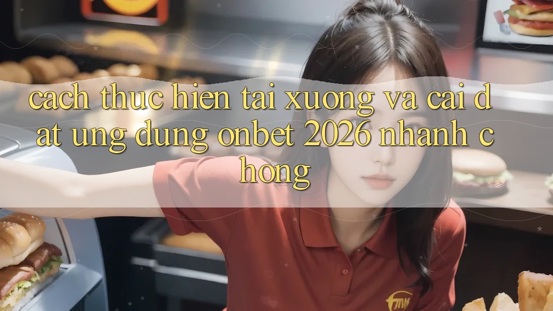 Cách thực hiện Tải xuống Và Cài Đặt Ứng dụng Onbet 2026 Nhanh Chóng