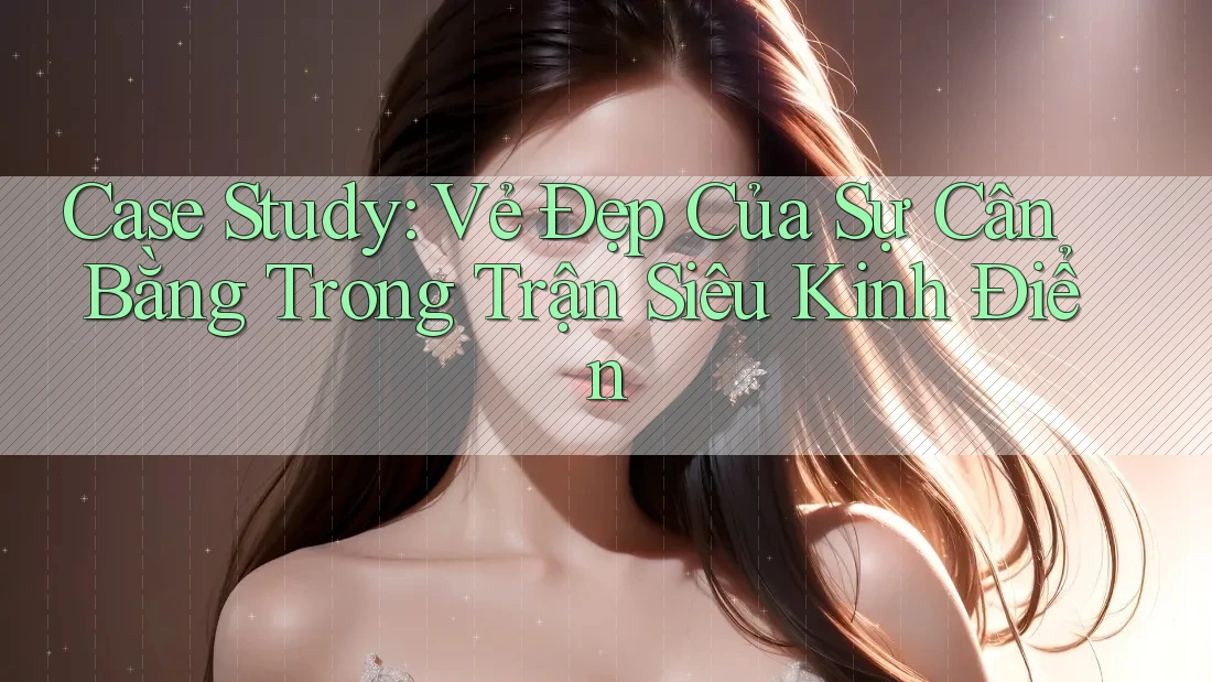 Case Study: Vẻ Đẹp Của Sự Cân Bằng Trong Trận Siêu Kinh Điển