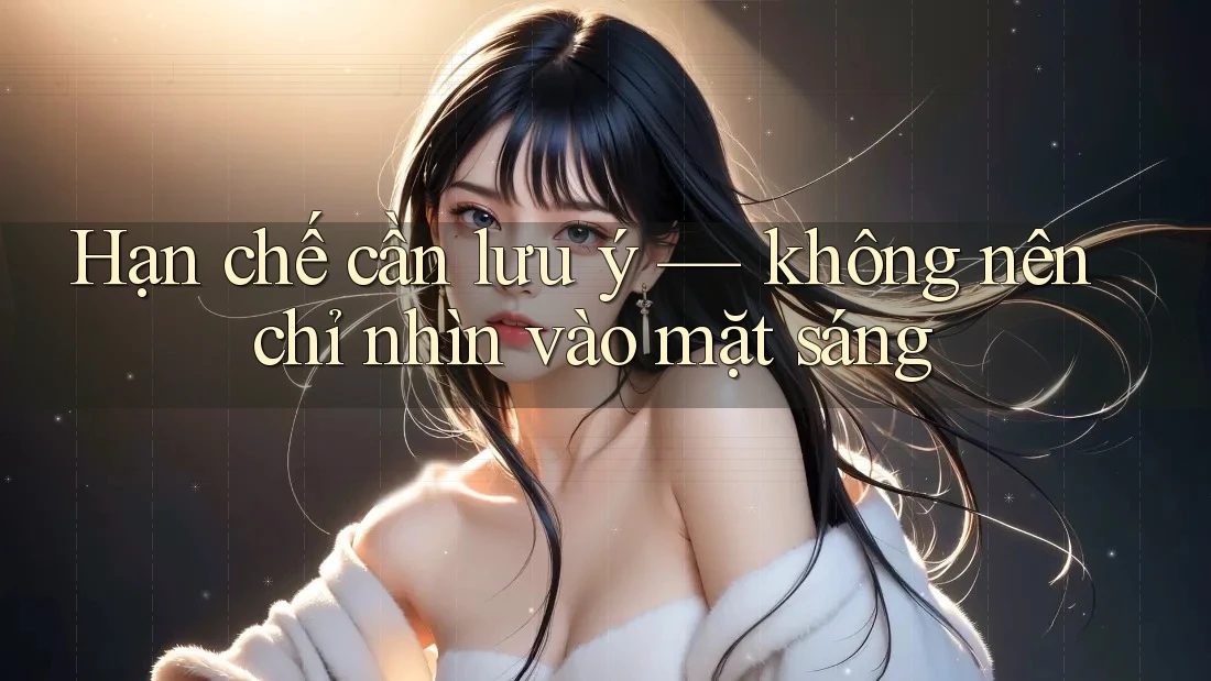 Hạn chế cần lưu ý — không nên chỉ nhìn vào mặt sáng