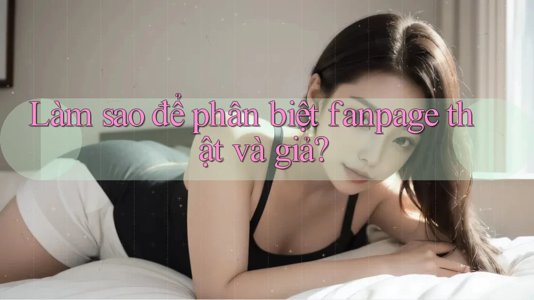 Làm sao để phân biệt fanpage thật và giả?