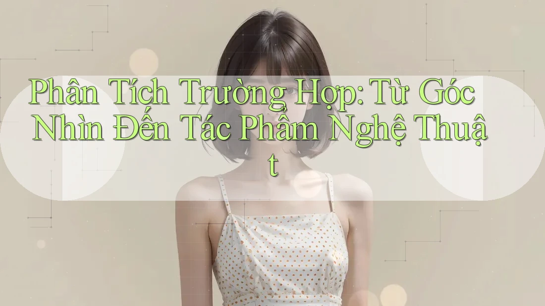 Phân Tích Trường Hợp: Từ Góc Nhìn Đến Tác Phẩm Nghệ Thuật