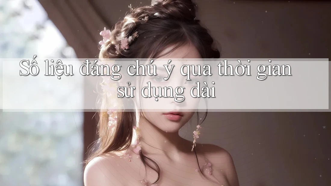 Số liệu đáng chú ý qua thời gian sử dụng dài
