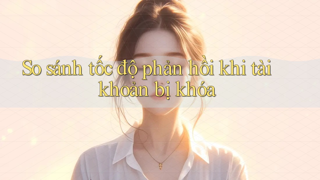 So sánh tốc độ phản hồi khi tài khoản bị khóa