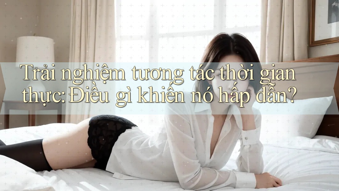 Trải nghiệm tương tác thời gian thực: Điều gì khiến nó hấp dẫn?