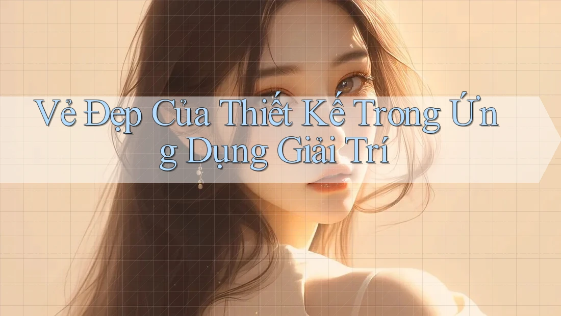 Vẻ Đẹp Của Thiết Kế Trong Ứng Dụng Giải Trí